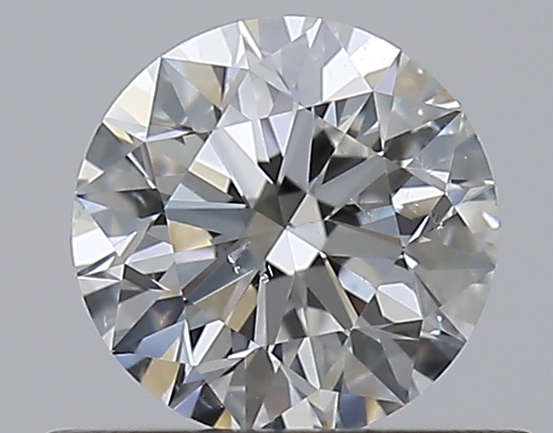 0.5 CaratF-SI1 EX Cut Round Diamond