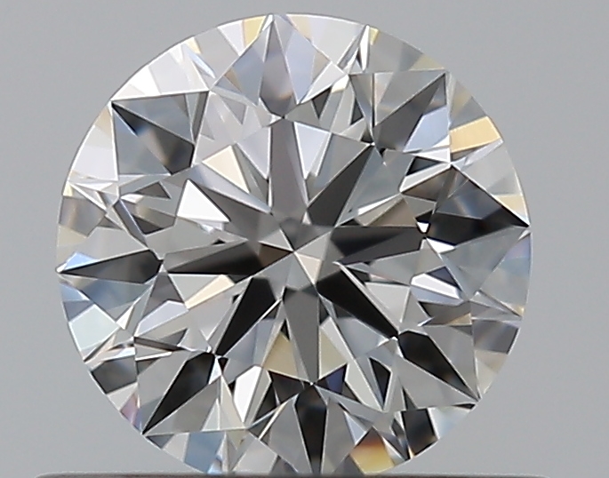 0.58 CaratF-VVS1 EX Cut Round Diamond