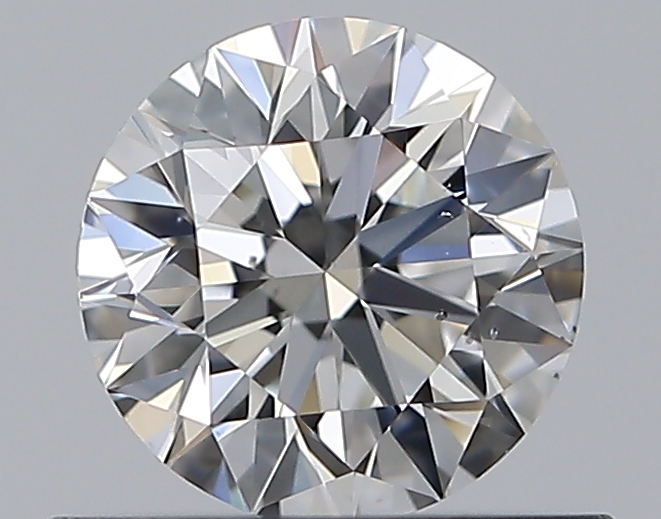 0.56 CaratG-SI1 EX Cut Round Diamond