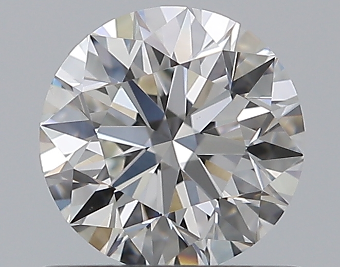 0.65 CaratF-VS2 EX Cut Round Diamond