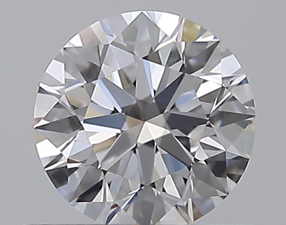 0.5 CaratD-VVS2 EX Cut Round Diamond
