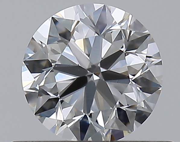 0.5 CaratF-VS1 VG Cut Round Diamond