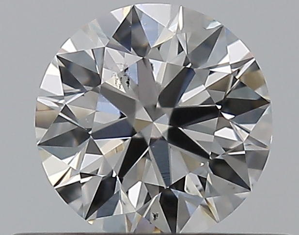 0.46 CaratF-SI1 EX Cut Round Diamond