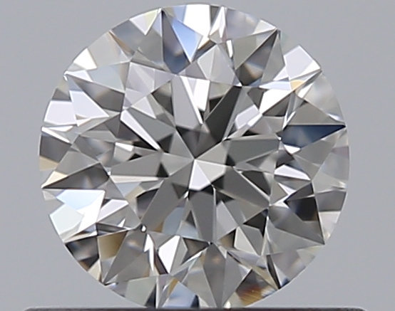 0.45 CaratF-VVS1 EX Cut Round Diamond
