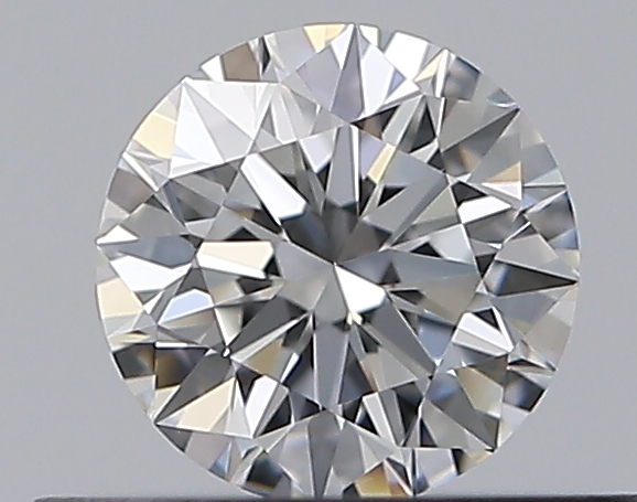 0.37 CaratF-VVS1 EX Cut Round Diamond