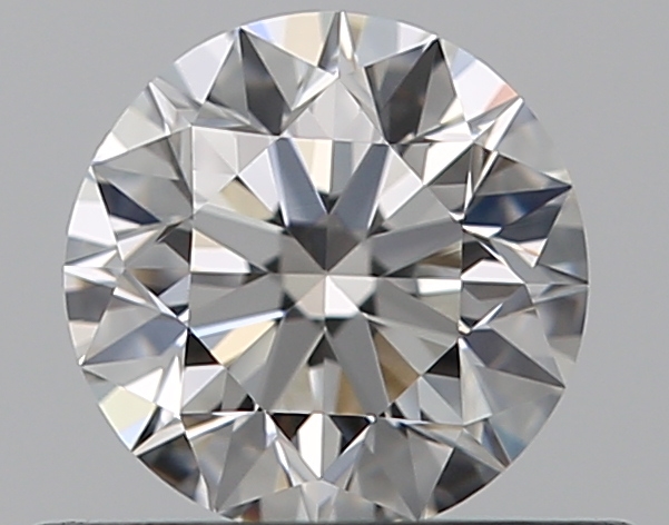 0.5 CaratF-VS1 EX Cut Round Diamond