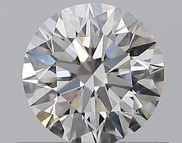 0.5 CaratF-VS1 EX Cut Round Diamond