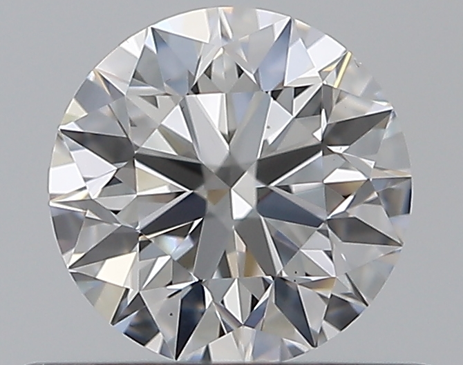 0.52 CaratF-VS1 EX Cut Round Diamond