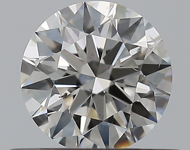 0.5 CaratJ-SI2 EX Cut Round Diamond