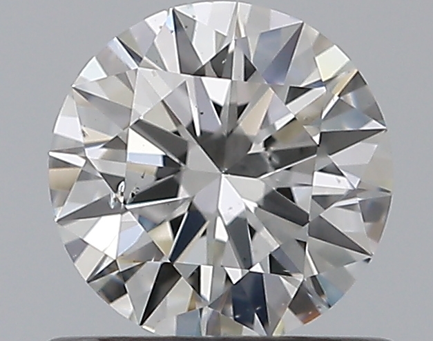 0.59 CaratG-SI1 EX Cut Round Diamond