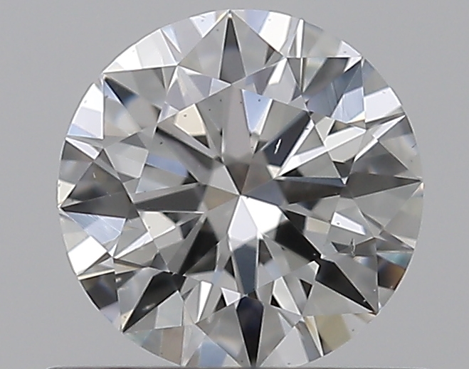 0.5 CaratF-SI1 EX Cut Round Diamond