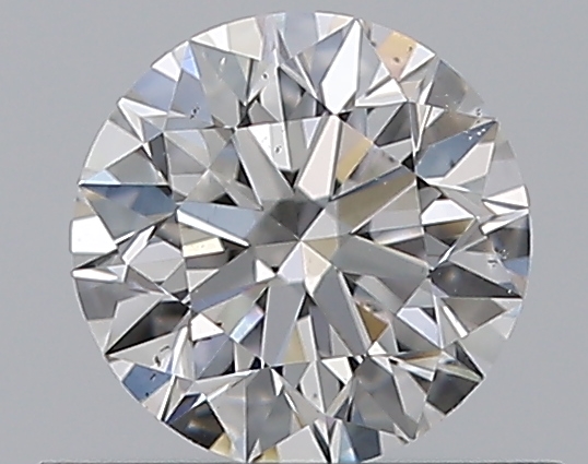0.5 CaratF-SI1 EX Cut Round Diamond