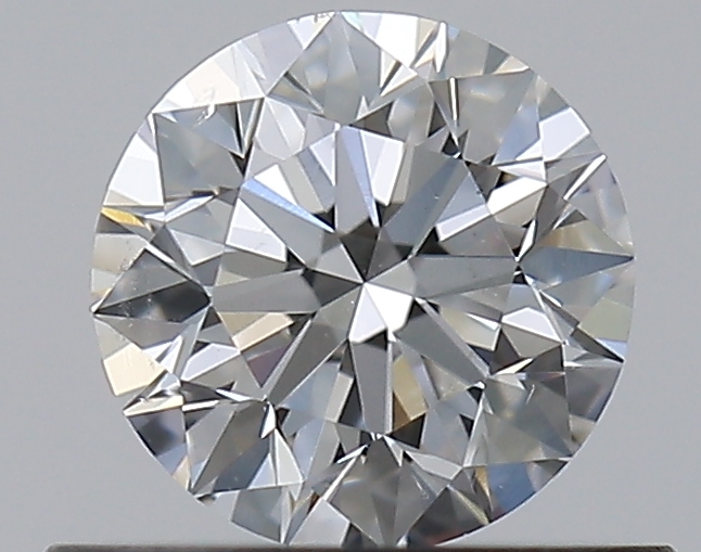 0.5 CaratF-SI1 EX Cut Round Diamond