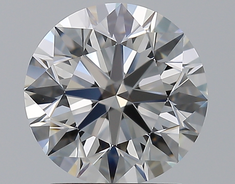 2.01 CaratG-VVS1 EX Cut Round Diamond