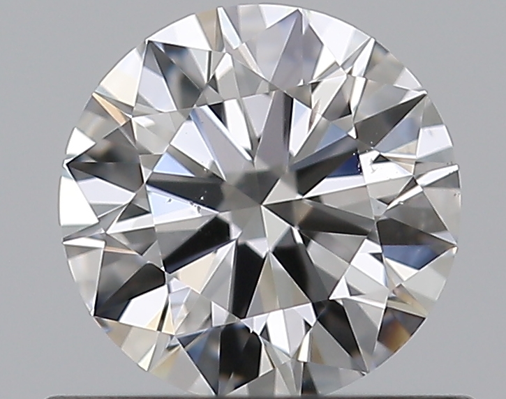 0.58 CaratD-SI1 EX Cut Round Diamond