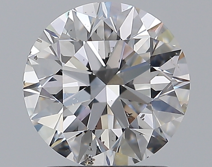 1.51 CaratE-SI2 EX Cut Round Diamond