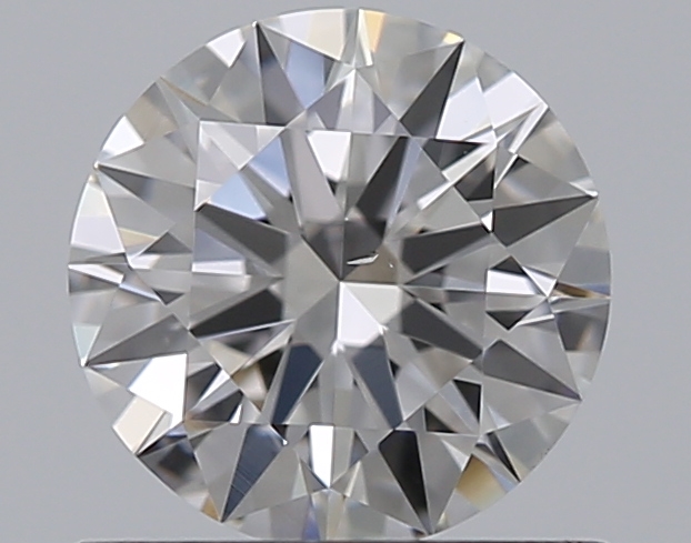0.58 CaratE-VS2 EX Cut Round Diamond