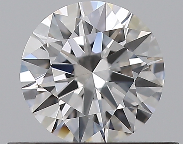 0.42 CaratD-VVS2 EX Cut Round Diamond