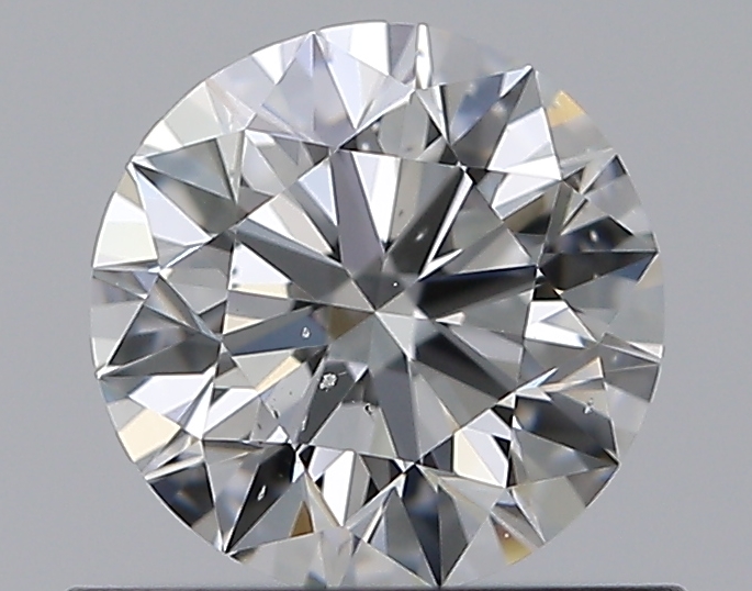 0.61 CaratG-SI1 EX Cut Round Diamond