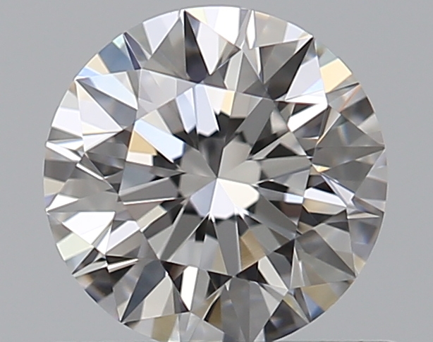 0.5 CaratD-VVS2 EX Cut Round Diamond