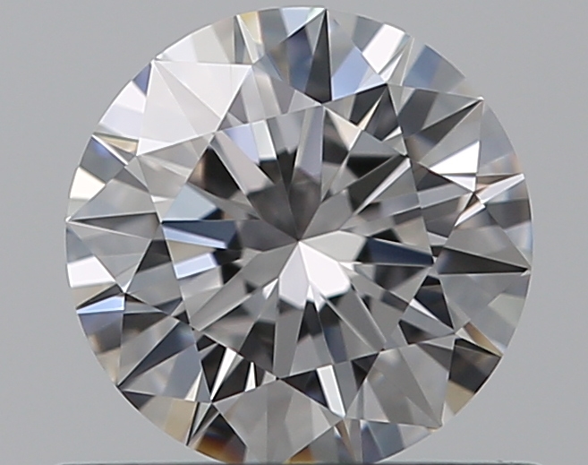 0.61 CaratD-VVS1 EX Cut Round Diamond