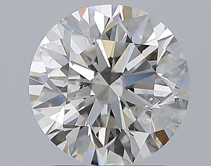 2.01 CaratH-SI2 EX Cut Round Diamond