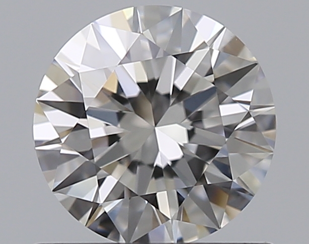 0.59 CaratF-VS1 EX Cut Round Diamond