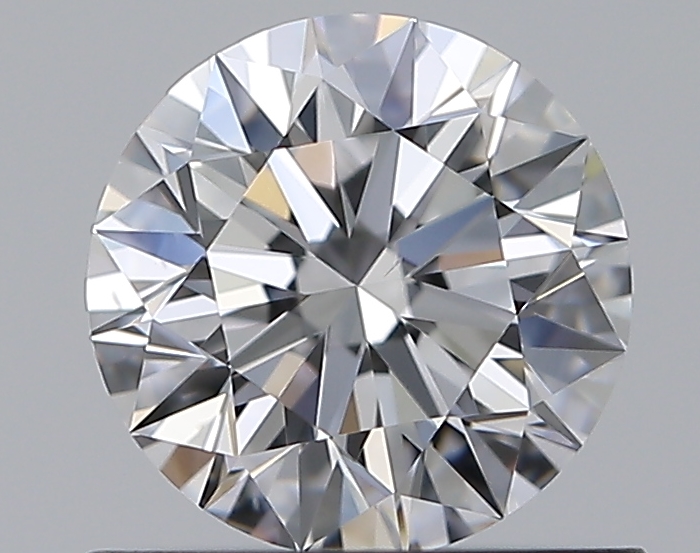 0.71 CaratD-VS2 EX Cut Round Diamond