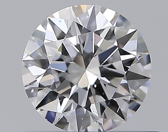 0.5 CaratD-SI1 EX Cut Round Diamond