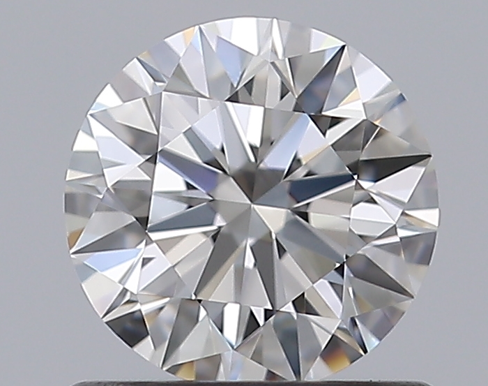 0.72 CaratF-VVS1 EX Cut Round Diamond
