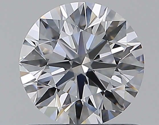 0.9 CaratD-VVS2 EX Cut Round Diamond