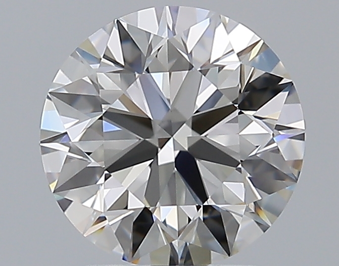 2.01 CaratG-VVS2 EX Cut Round Diamond