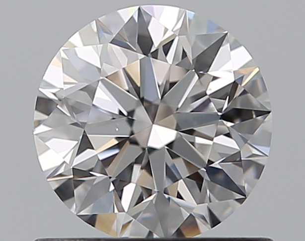 0.76 CaratE-VS2 EX Cut Round Diamond