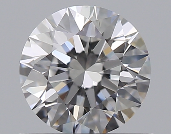 0.53 CaratE-VS1 EX Cut Round Diamond