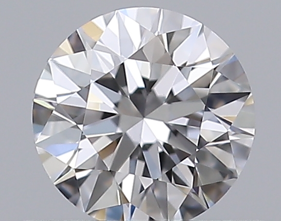0.43 CaratD-VVS2 EX Cut Round Diamond