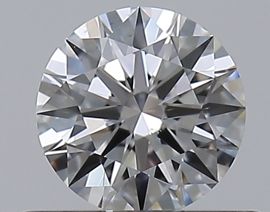 0.48 CaratF-VS2 EX Cut Round Diamond