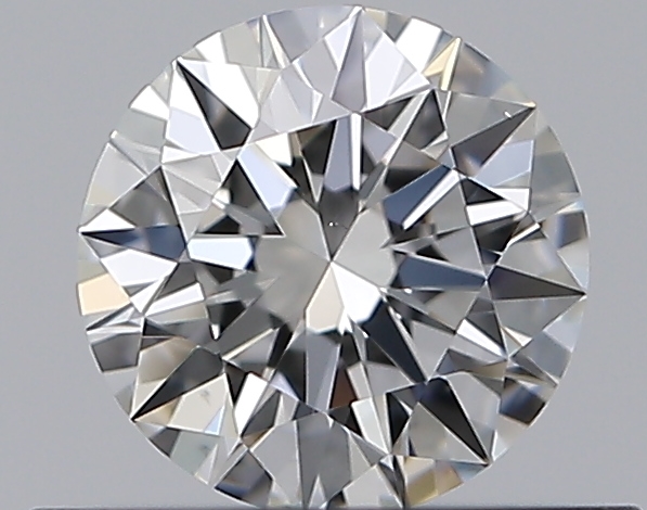 0.43 CaratF-VS2 EX Cut Round Diamond