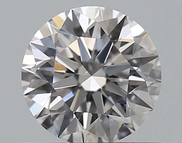 0.52 CaratE-SI1 EX Cut Round Diamond