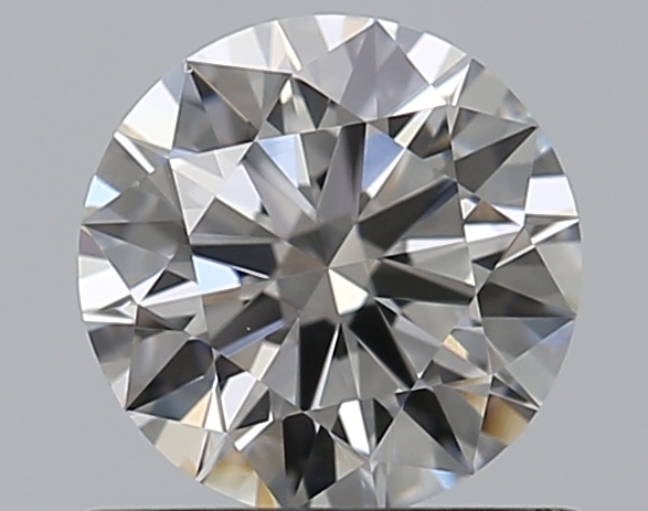 0.58 CaratE-VS2 EX Cut Round Diamond