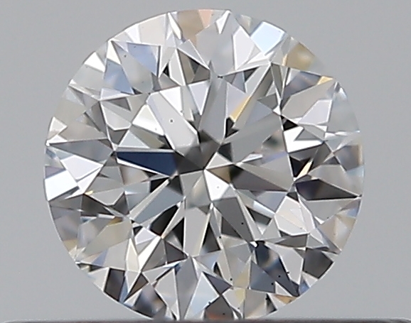 0.32 CaratD-SI1 EX Cut Round Diamond