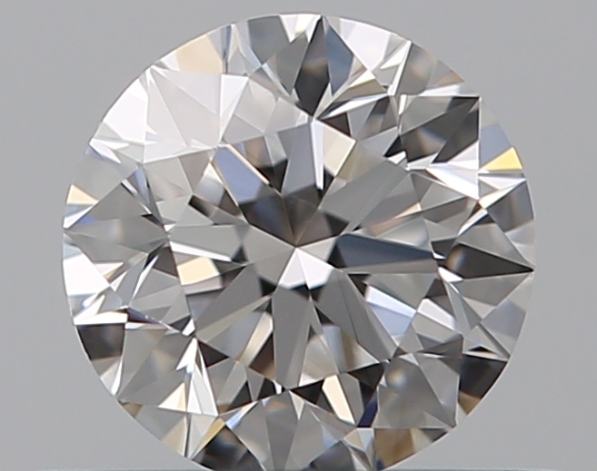 0.5 CaratF-VS2 EX Cut Round Diamond