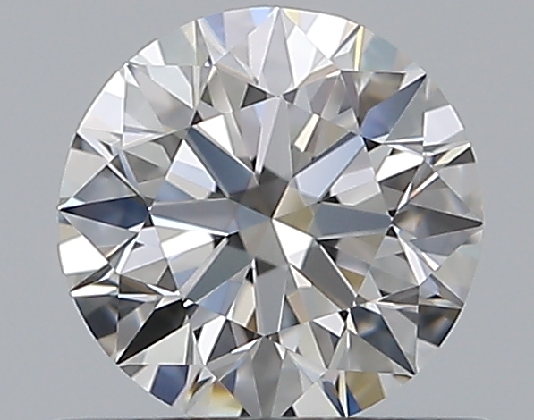 0.53 CaratF-VVS1 EX Cut Round Diamond