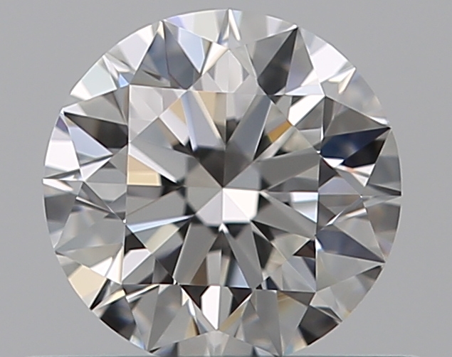 0.53 CaratF-VVS1 EX Cut Round Diamond