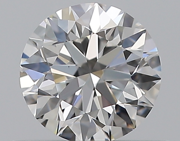 0.5 CaratF-VS1 EX Cut Round Diamond