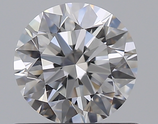 0.59 CaratD-VVS1 EX Cut Round Diamond