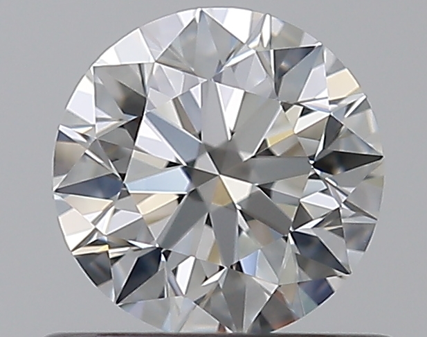 0.56 CaratF-VS1 EX Cut Round Diamond