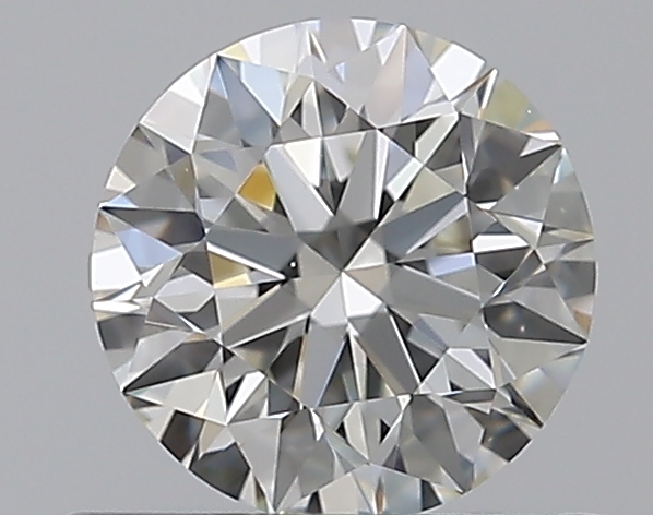 0.53 CaratJ-VS2 EX Cut Round Diamond