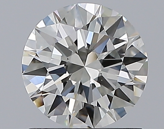 0.96 CaratJ-VS2 EX Cut Round Diamond
