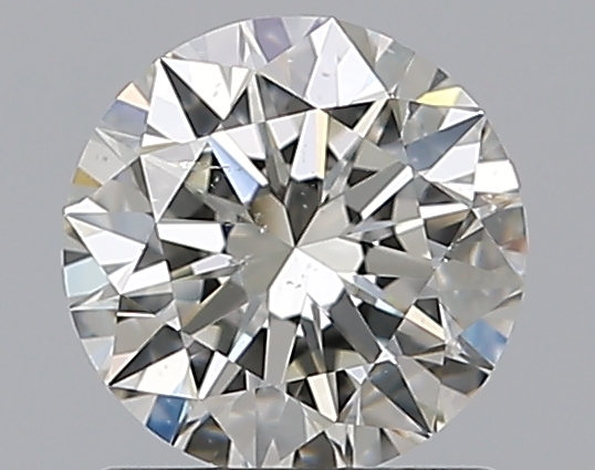 1 CaratJ-SI1 EX Cut Round Diamond