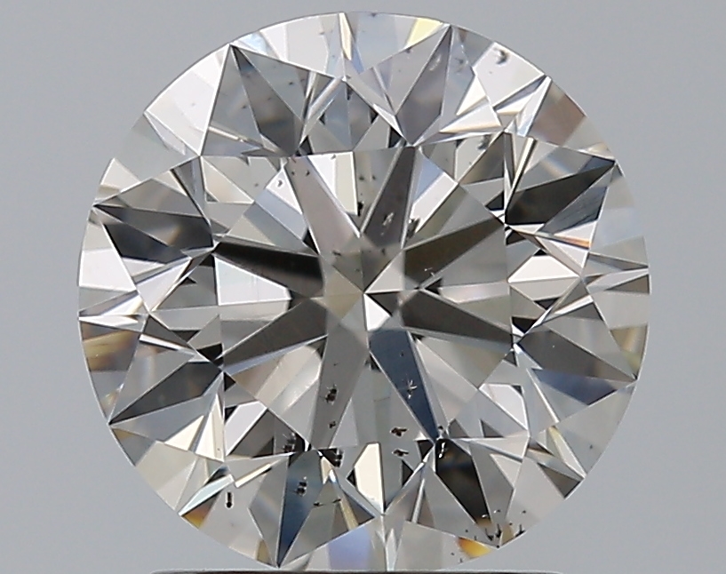 2.01 CaratK-SI2 EX Cut Round Diamond